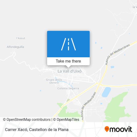 Carrer Xacó map