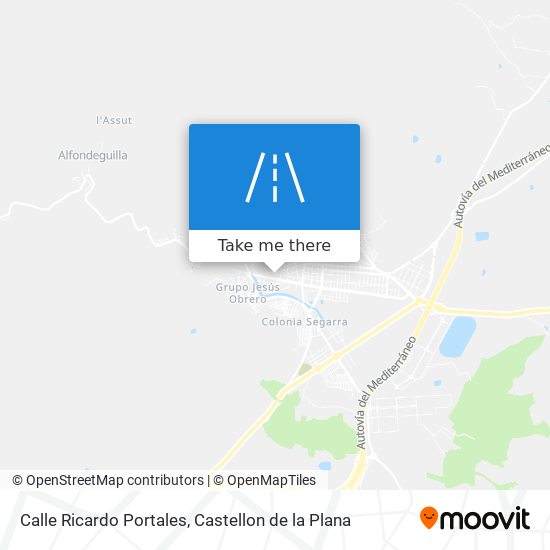 mapa Calle Ricardo Portales