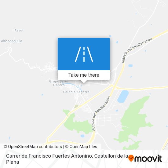 Carrer de Francisco Fuertes Antonino map