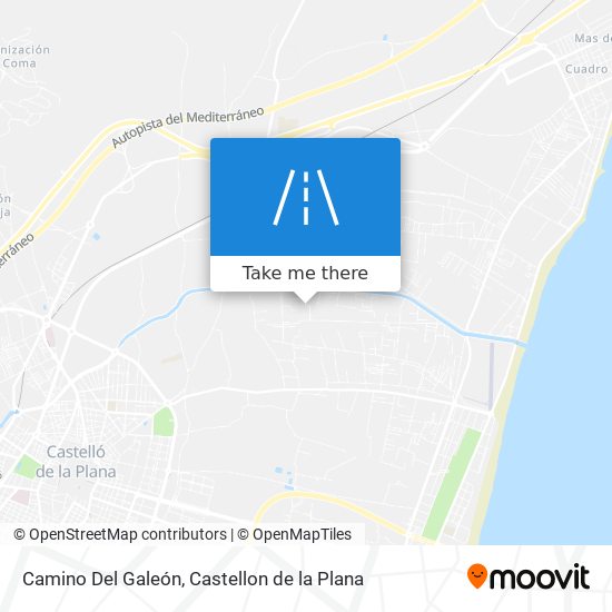 Camino Del Galeón map