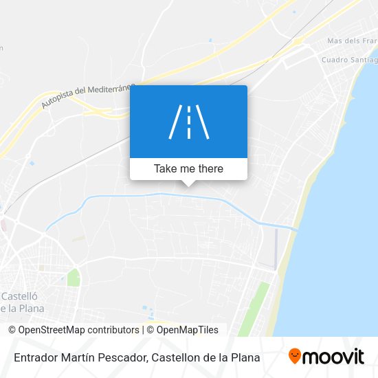 Entrador Martín Pescador map