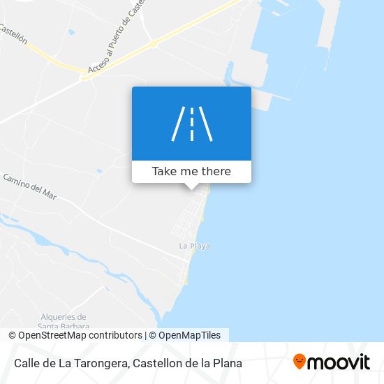 mapa Calle de La Tarongera