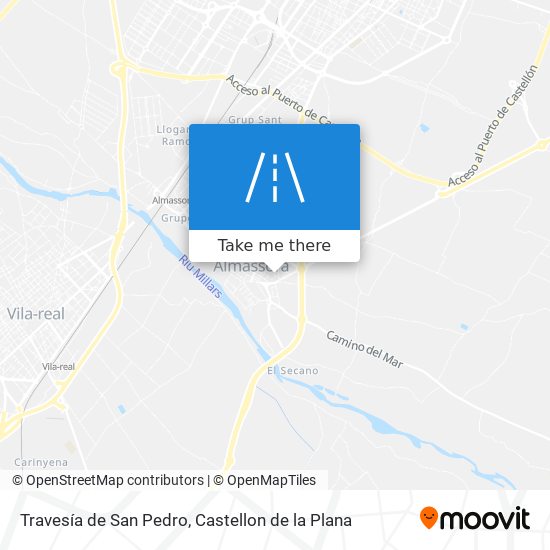 mapa Travesía de San Pedro