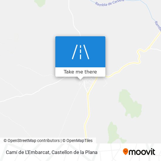 mapa Camí de L'Embarcat