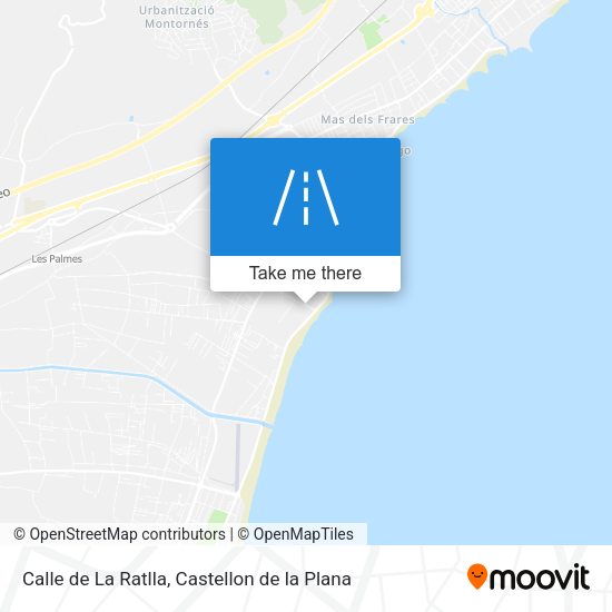 Calle de La Ratlla map