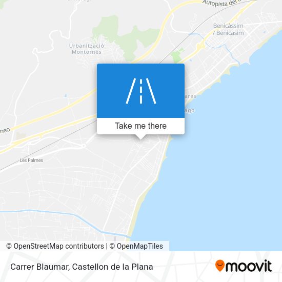 Carrer Blaumar map
