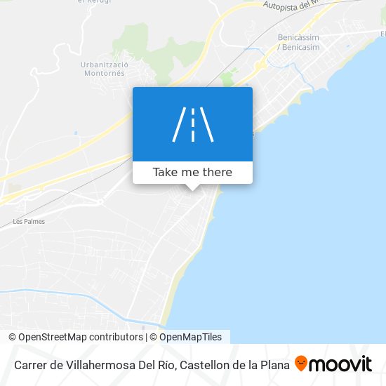 mapa Carrer de Villahermosa Del Río