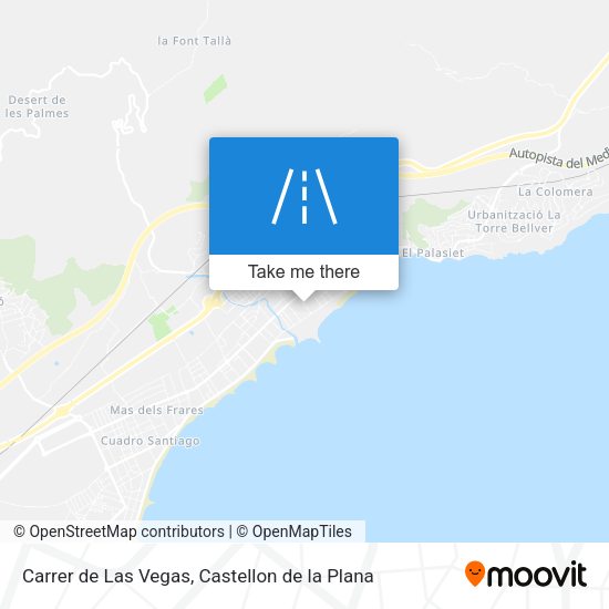 Carrer de Las Vegas map