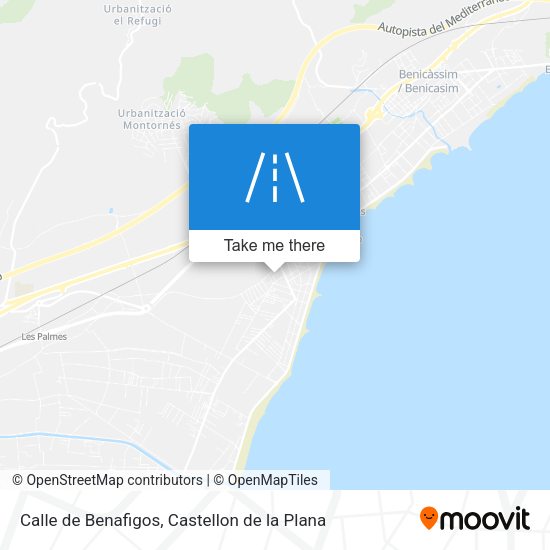 Calle de Benafigos map