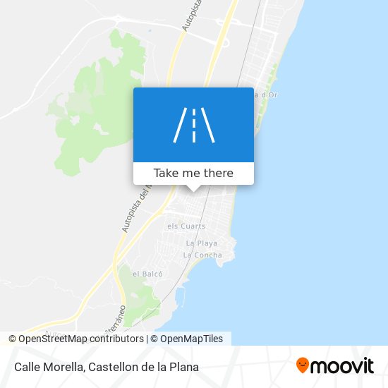mapa Calle Morella