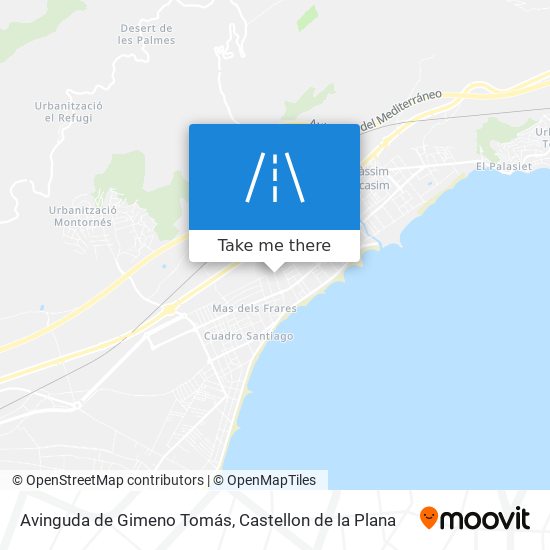 Avinguda de Gimeno Tomás map