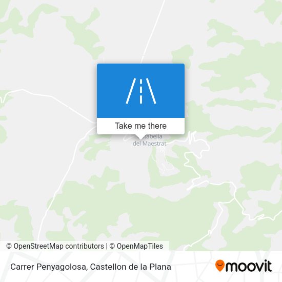 Carrer Penyagolosa map