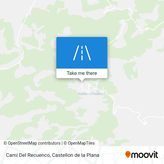 Camí Del Recuenco map