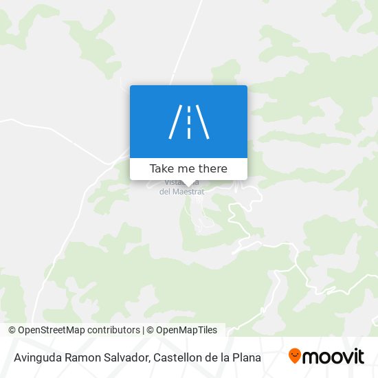 mapa Avinguda Ramon Salvador