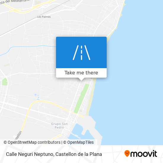 Calle Neguri Neptuno map