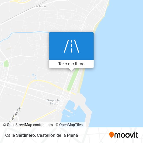 Calle Sardinero map