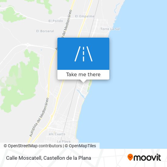 mapa Calle Moscatell