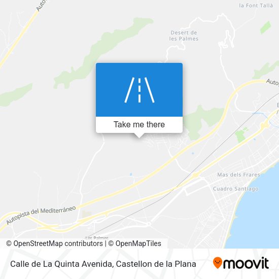 Calle de La Quinta Avenida map