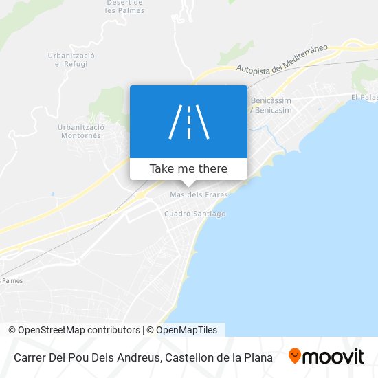 mapa Carrer Del Pou Dels Andreus