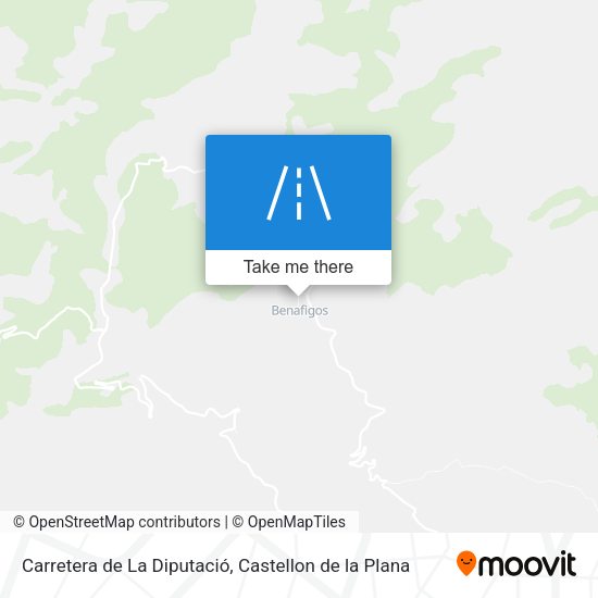 Carretera de La Diputació map