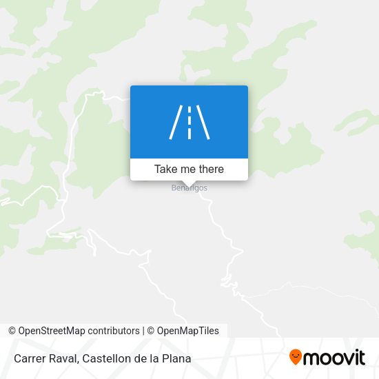Carrer Raval map