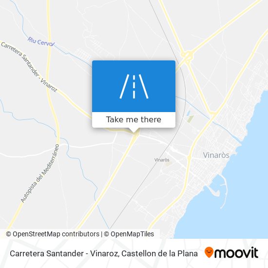 mapa Carretera Santander - Vinaroz