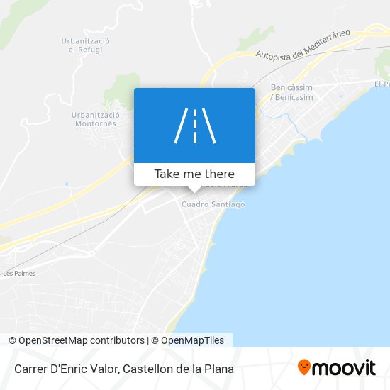 mapa Carrer D'Enric Valor