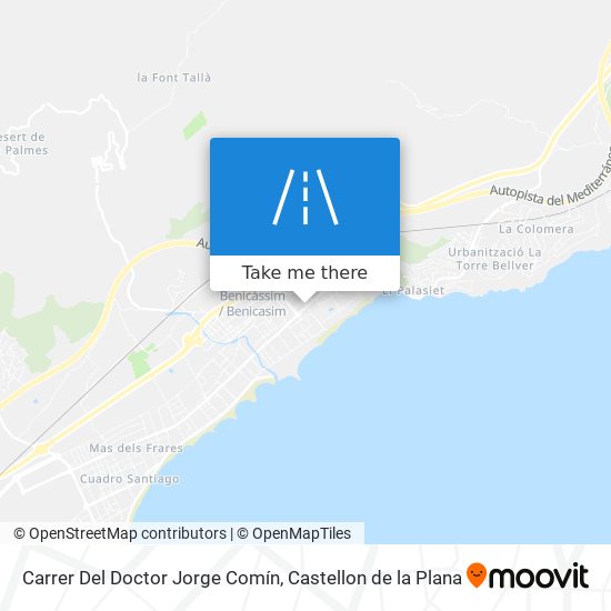 mapa Carrer Del Doctor Jorge Comín