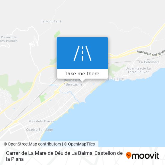 Carrer de La Mare de Déu de La Balma map