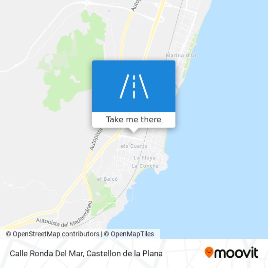 mapa Calle Ronda Del Mar