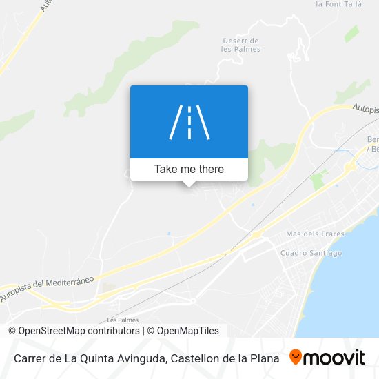 Carrer de La Quinta Avinguda map