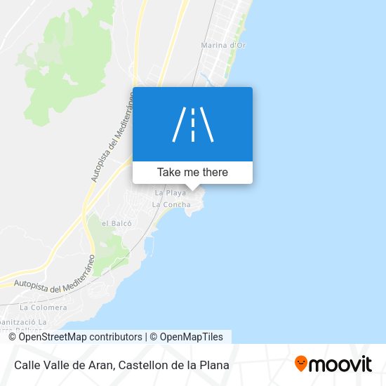 Calle Valle de Aran map