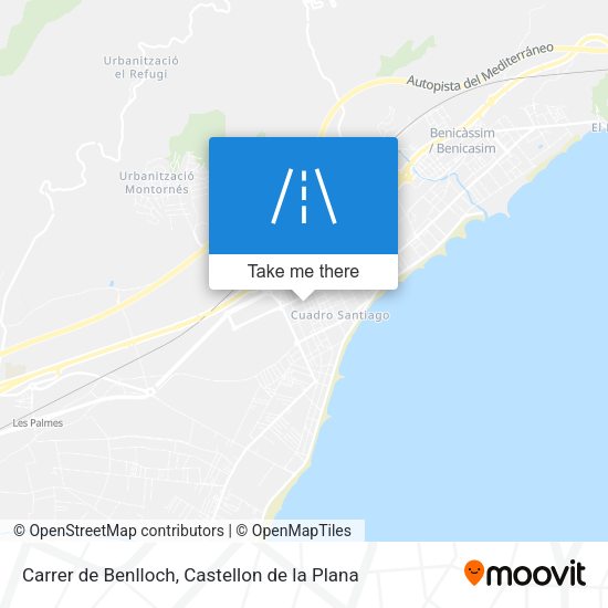 Carrer de Benlloch map
