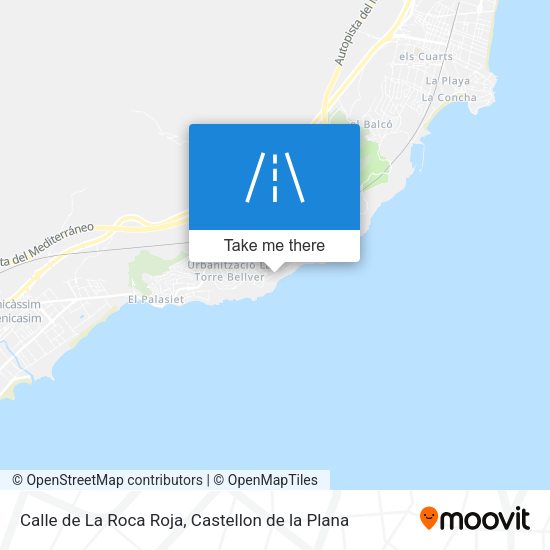 Calle de La Roca Roja map