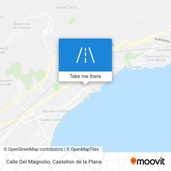 Calle Del Magnolio map