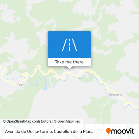 mapa Avenida de Ocino-Tormo