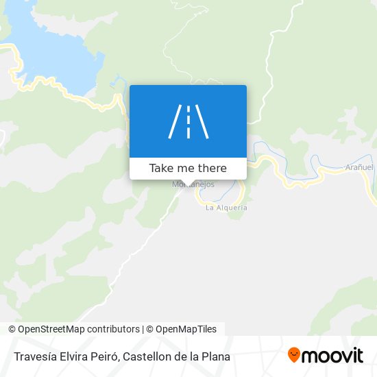 mapa Travesía Elvira Peiró