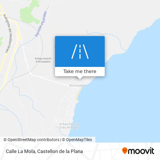 mapa Calle La Mola