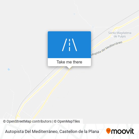 mapa Autopista Del Mediterráneo