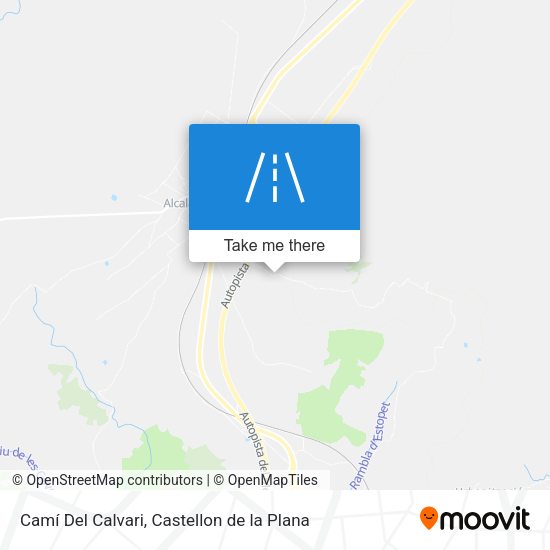Camí Del Calvari map