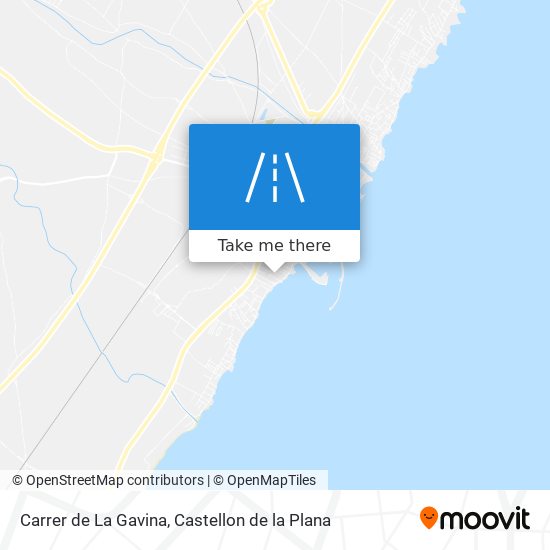 mapa Carrer de La Gavina