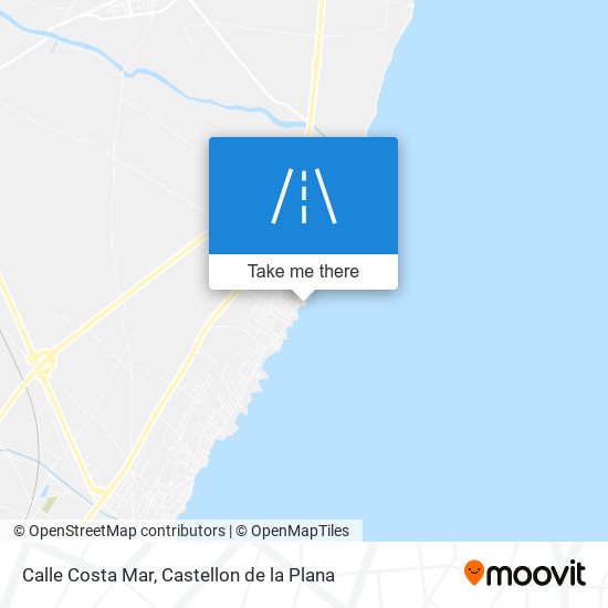 mapa Calle Costa Mar