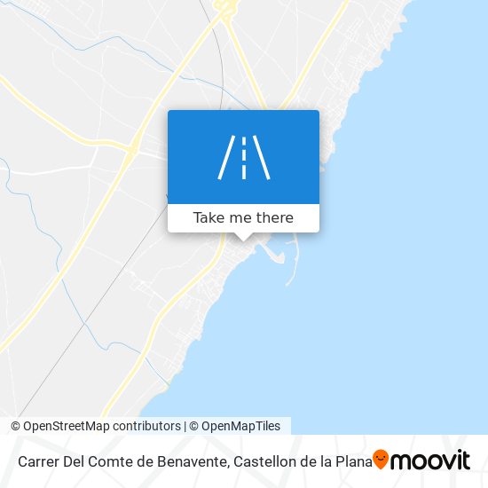 mapa Carrer Del Comte de Benavente