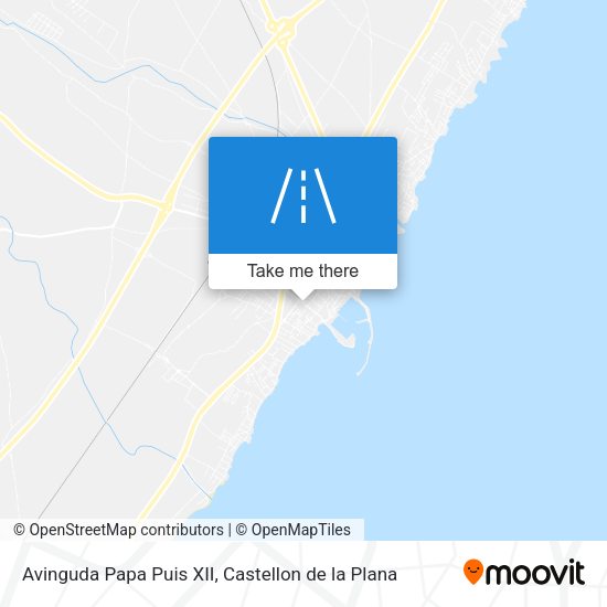 Avinguda Papa Puis XII map