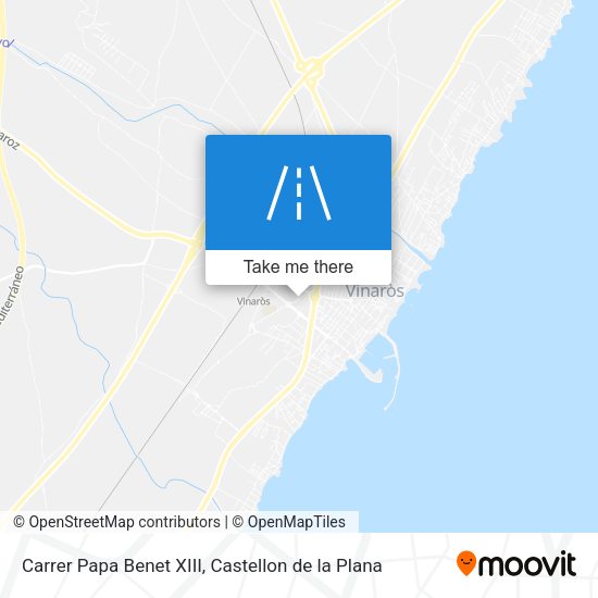 Carrer Papa Benet XIII map