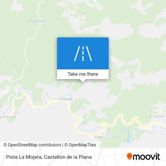 Pista La Mojeta map