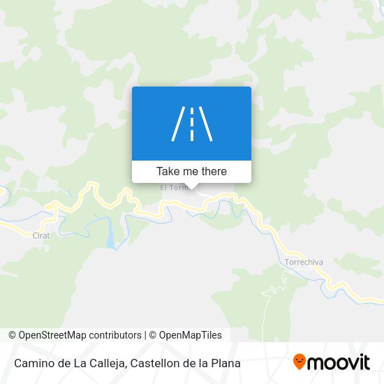 Camino de La Calleja map
