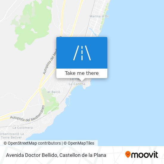 mapa Avenida Doctor Bellido