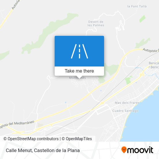 Calle Menut map