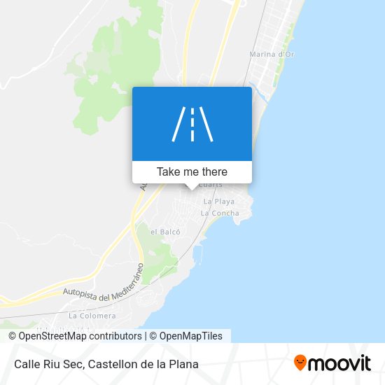 Calle Riu Sec map